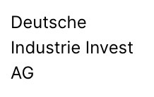 Deutsche Industrie Invest AG Fremdkapital Beratung